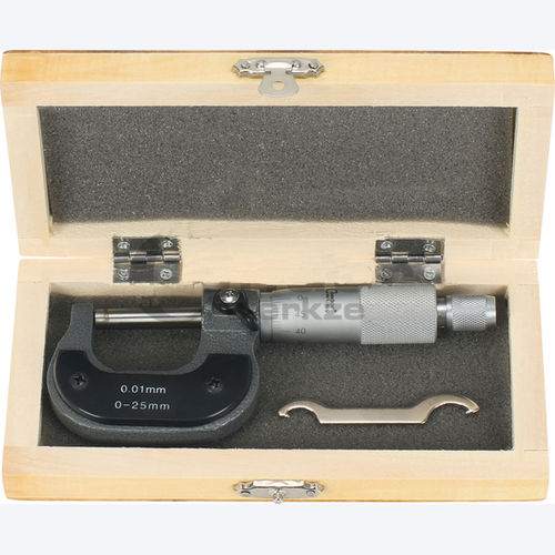 Mikrometer, 1/100 mm, 0-25 mm