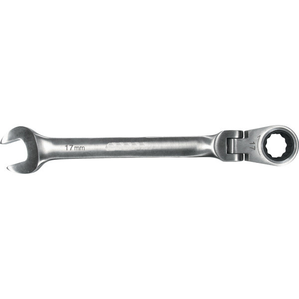 Ratschen-Ring / Gabelschlüssel, Gelenk, 15 mm