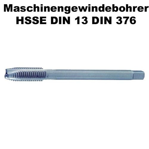 Maschinengewindebohrer HSSE M8X1,25 DIN-376 Form C
