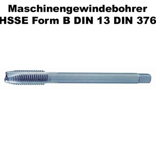 Maschinengewindebohrer HSSE M5X0,8 DIN-376 Form B