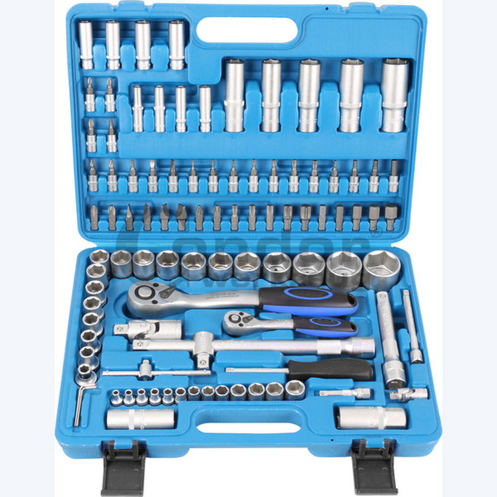 Steckschlüssel-Satz 98-tlg. 1/4-1/2", Super-Lock, 4-32mm