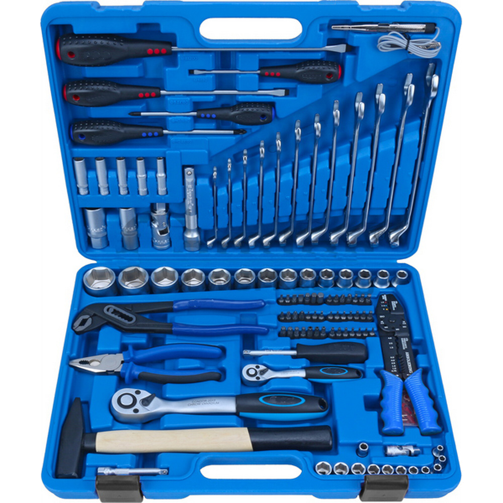 Werkzeugkoffer | 105-teilig | 1/4 • 1/2 Zoll | Super-Lock | 4-32 mm