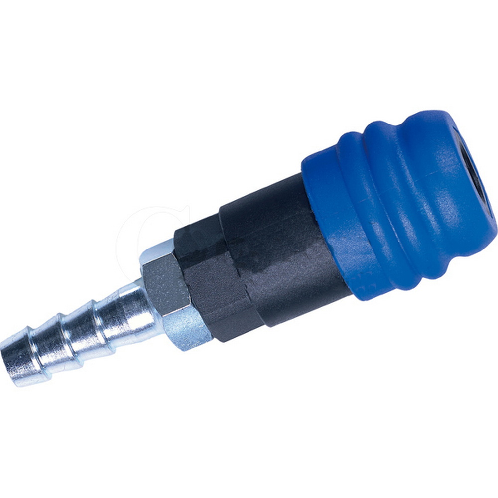 Druckluft-Schnellkupplung mit 2-Stufen-Sicherheitslöser - 10mm Schlauchanschluss