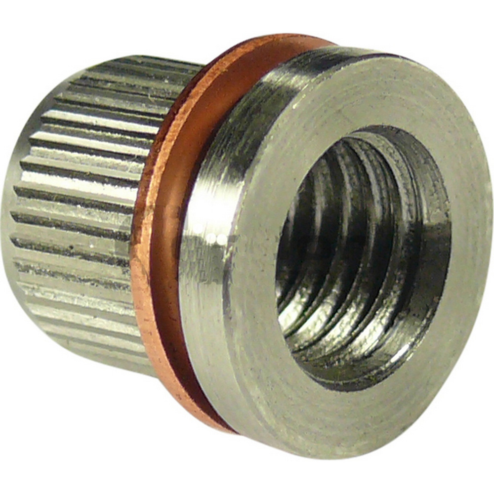Edelstahl-Gewindebuchsen mit Kupferring M9x1,25