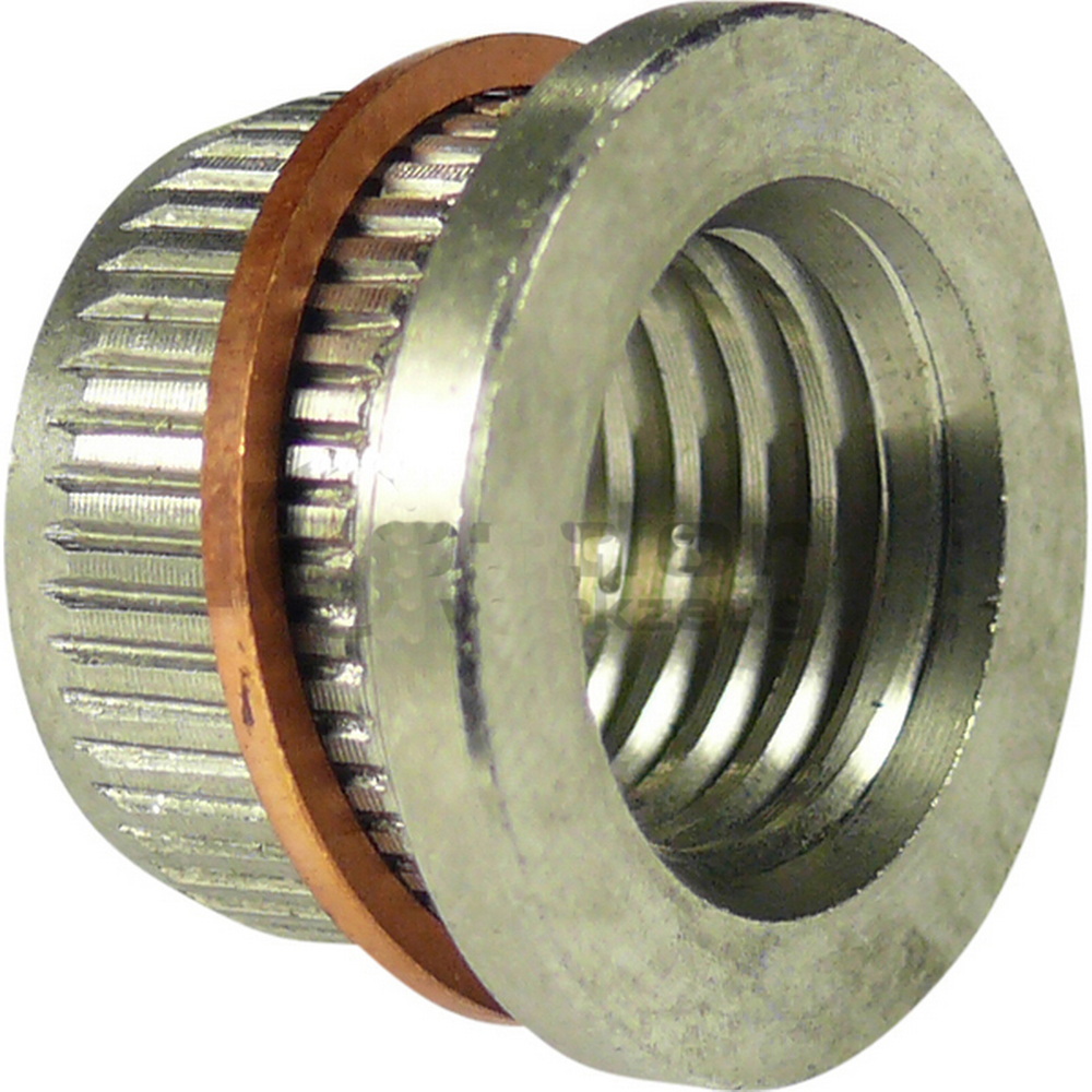 Edelstahl-Gewindebuchsen mit Kupferring M12x1,5
