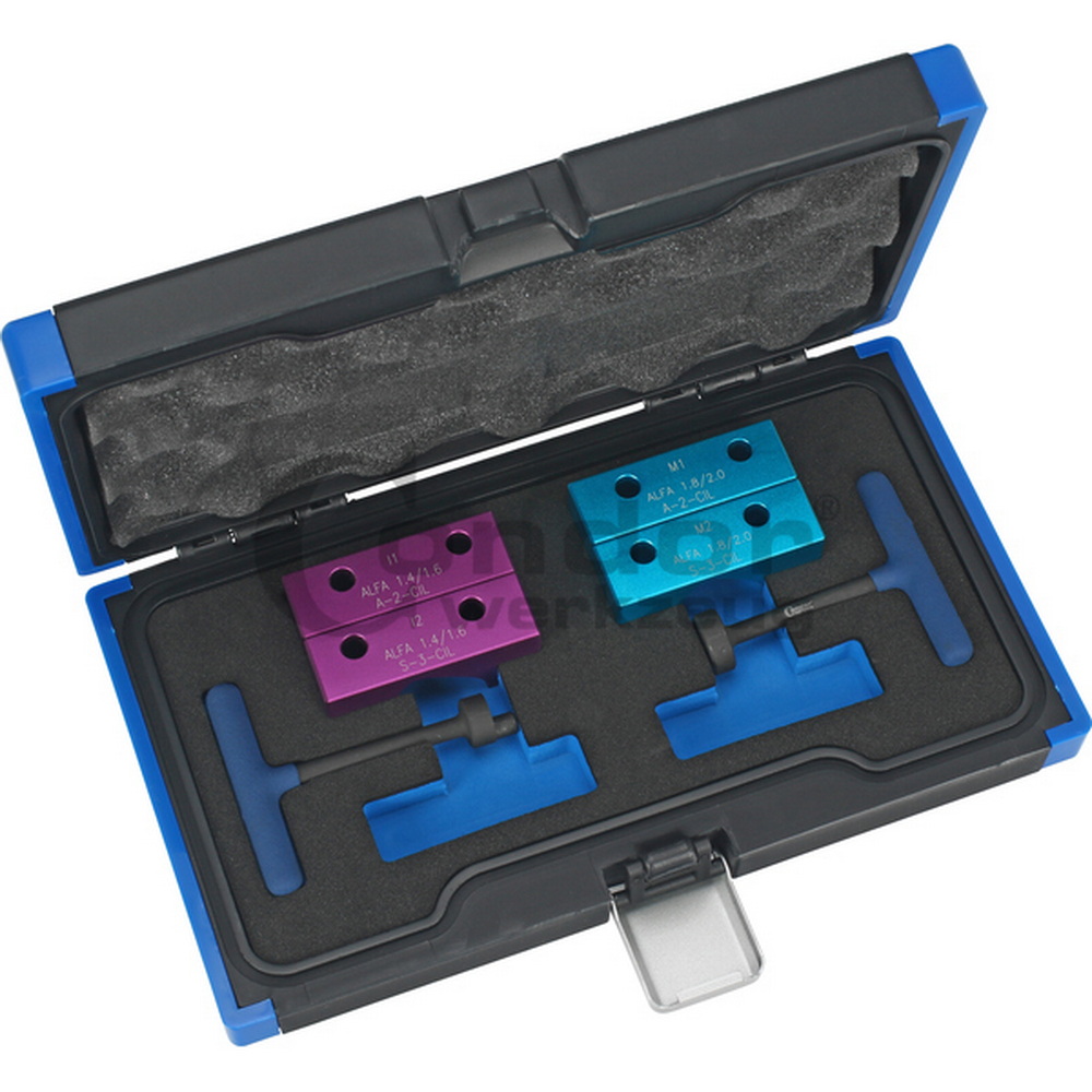 Motoreinstell-Werkzeug-Satz - Alfa - 1.4, 1.6, 1.8 und 2.0 L 16V Benzin-Motoren (Twin-Spark)
