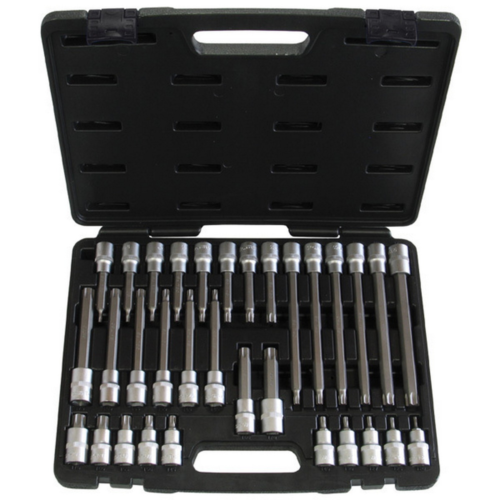 Schraubendreher-Einsätze, 32-tlg.,1/2", T-Profil T20-70