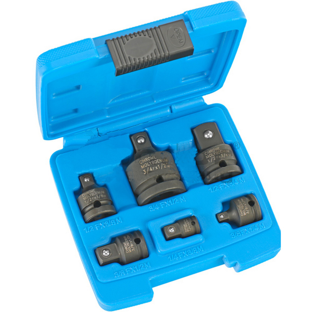 Adaptersatz | 6-teilig | 1/4 bis 3/4 Zoll Antrieb | Chrom-Molybdän-Stahl