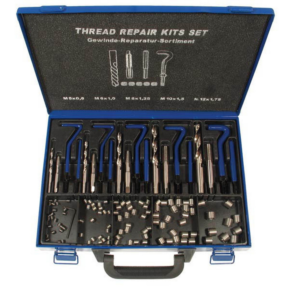 Gewinde-Reparatur-Satz | 130-teilig | M5-12