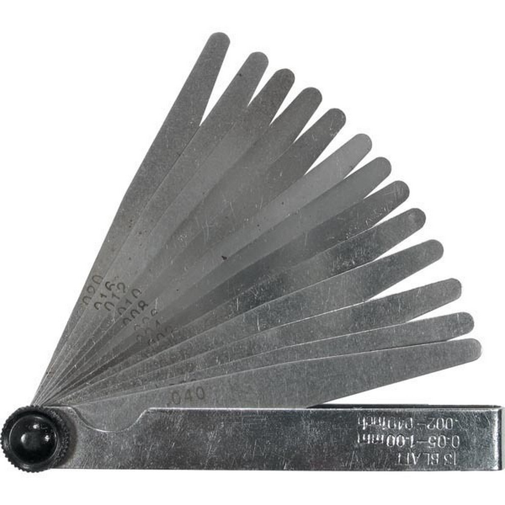 Präzisions-Fühlerlehre, 100 mm, 0.05-1.00mm