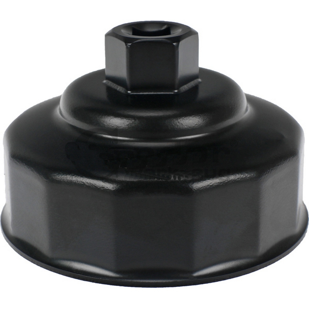Ölfilterkappe 74mm x14-kant mit aufgeschweißtem 4-kant