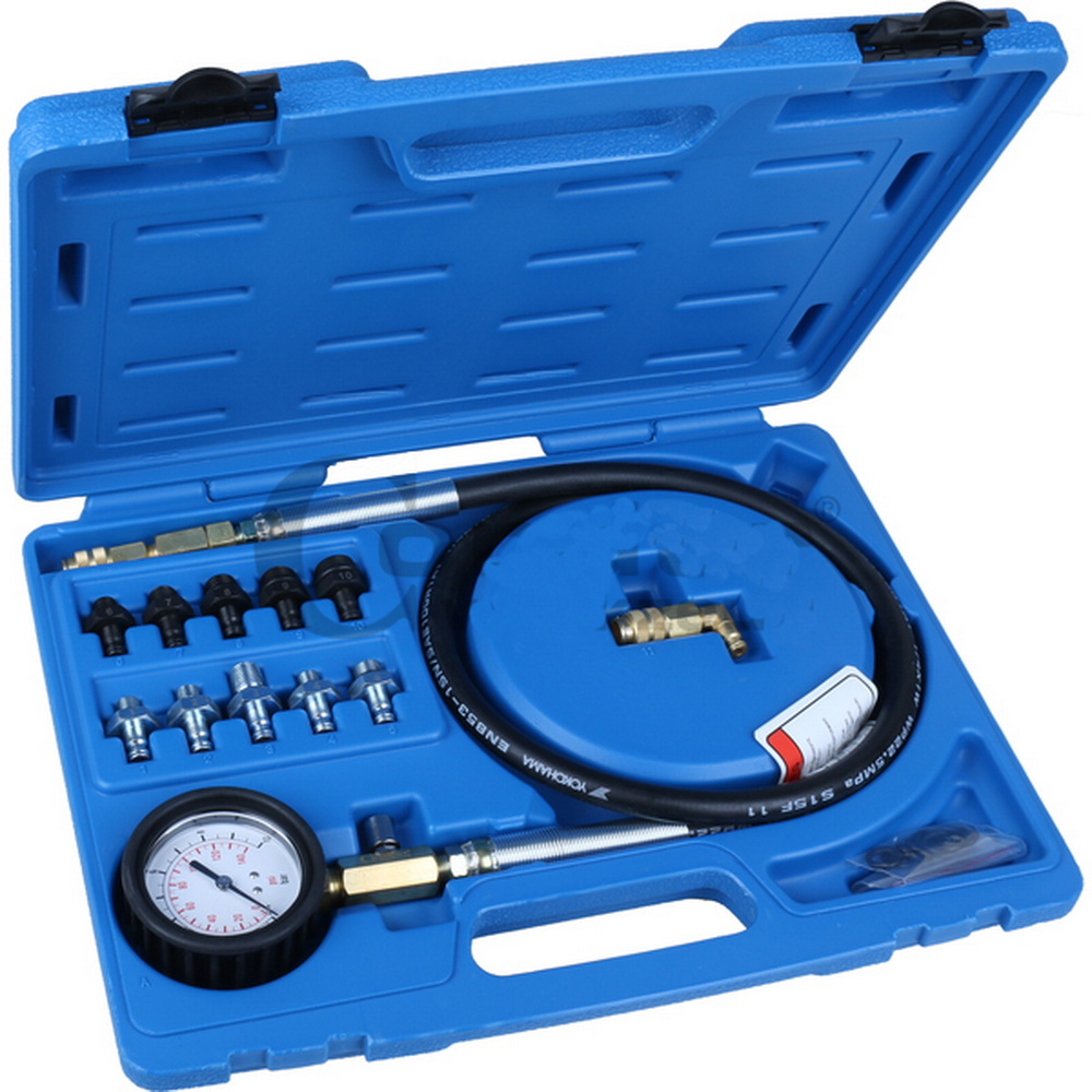 Öldrucktester 12 teilig 0-10 bar