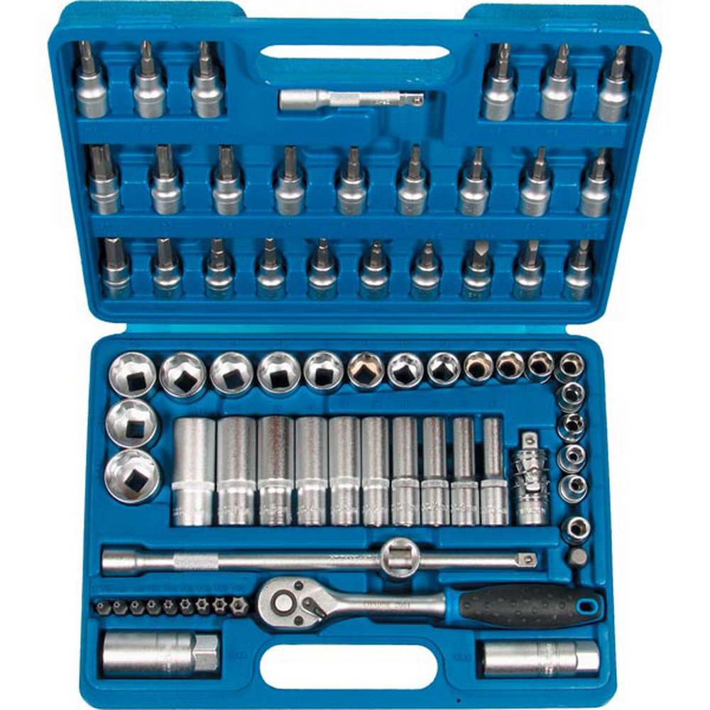 Steckschlüssel-Satz, 71-tlg.,3/8",Super-Lock 6-24mm