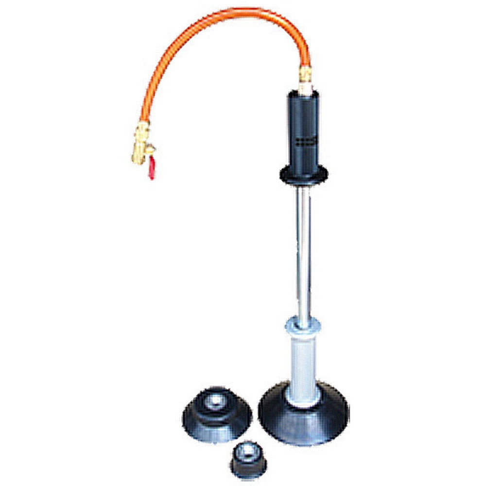 Druckluft-Ausbeulwerkzeug, Schlagh. 1.36 kg+3 Saugköpfe