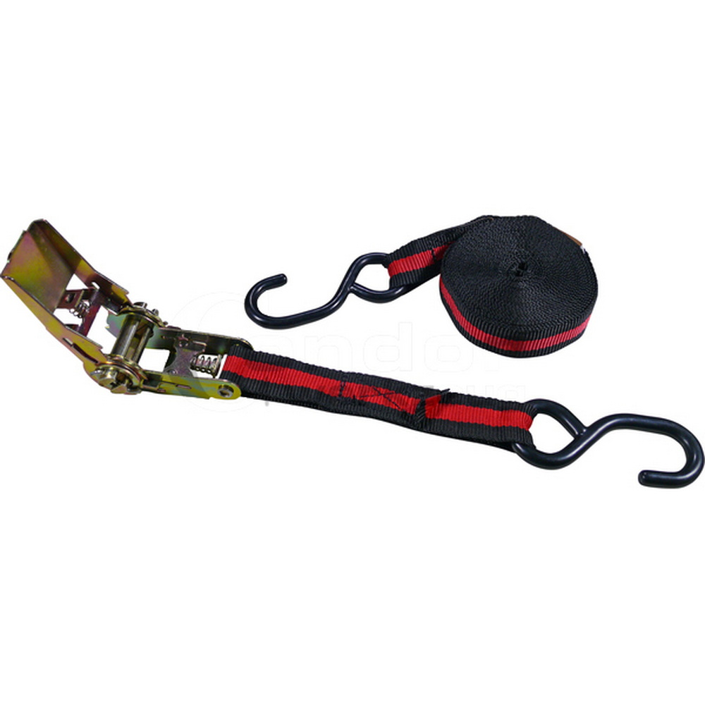Lasten-Haltegurt mit Spannratsche, 2 Haken, 25mm breit